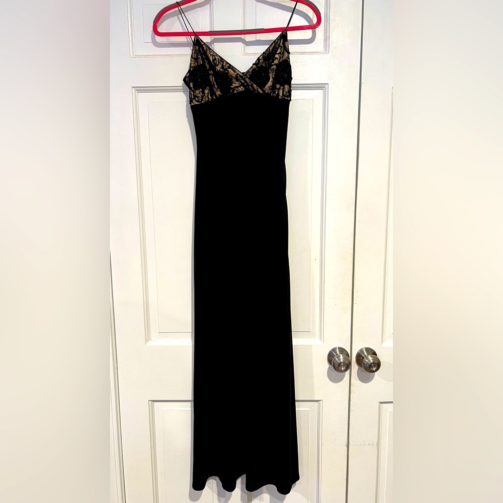 Black Satin Dress